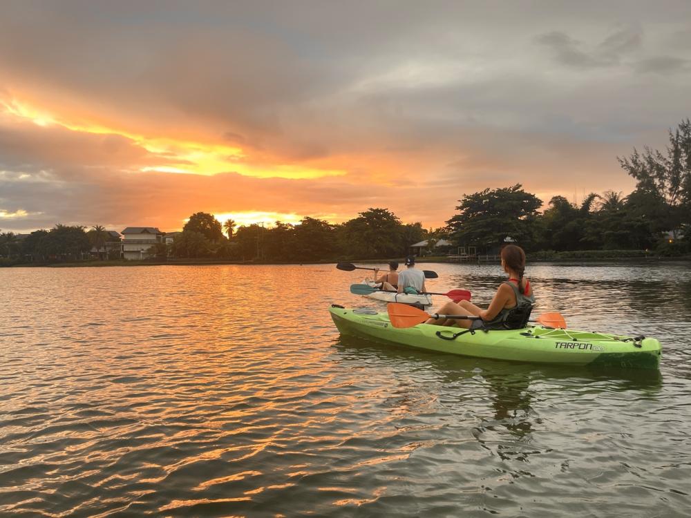 Kayak: Sunset Adventure on the Tamarin River